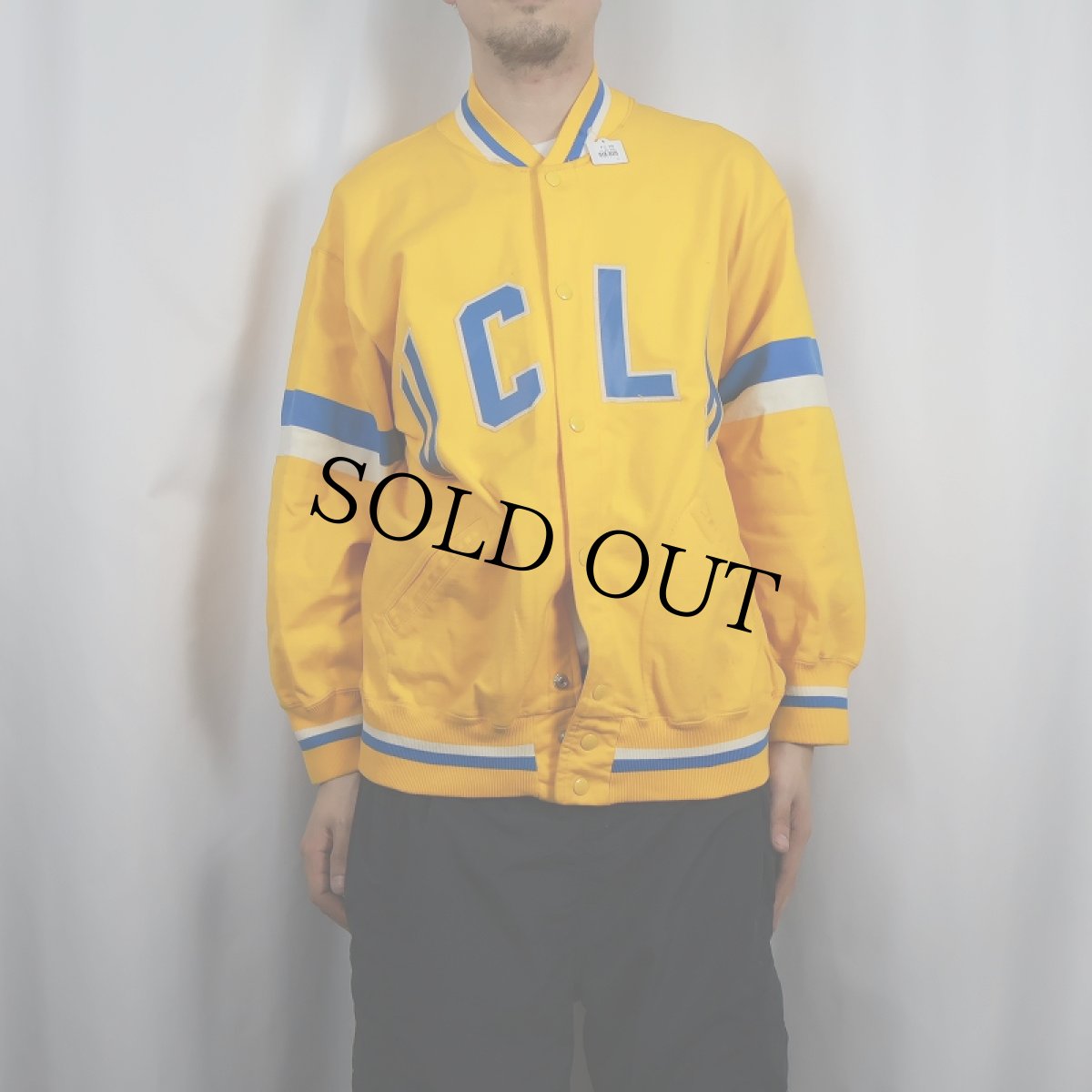画像3: 60's Sand-Knit "UCLA" スタジャン SIZE44 (3)