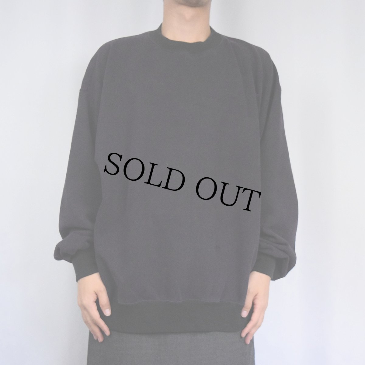 画像2: 90's duofold USA製 ロゴ刺繍スウェット PURPLE XXL (2)