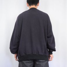 画像3: 90's duofold USA製 ロゴ刺繍スウェット PURPLE XXL (3)