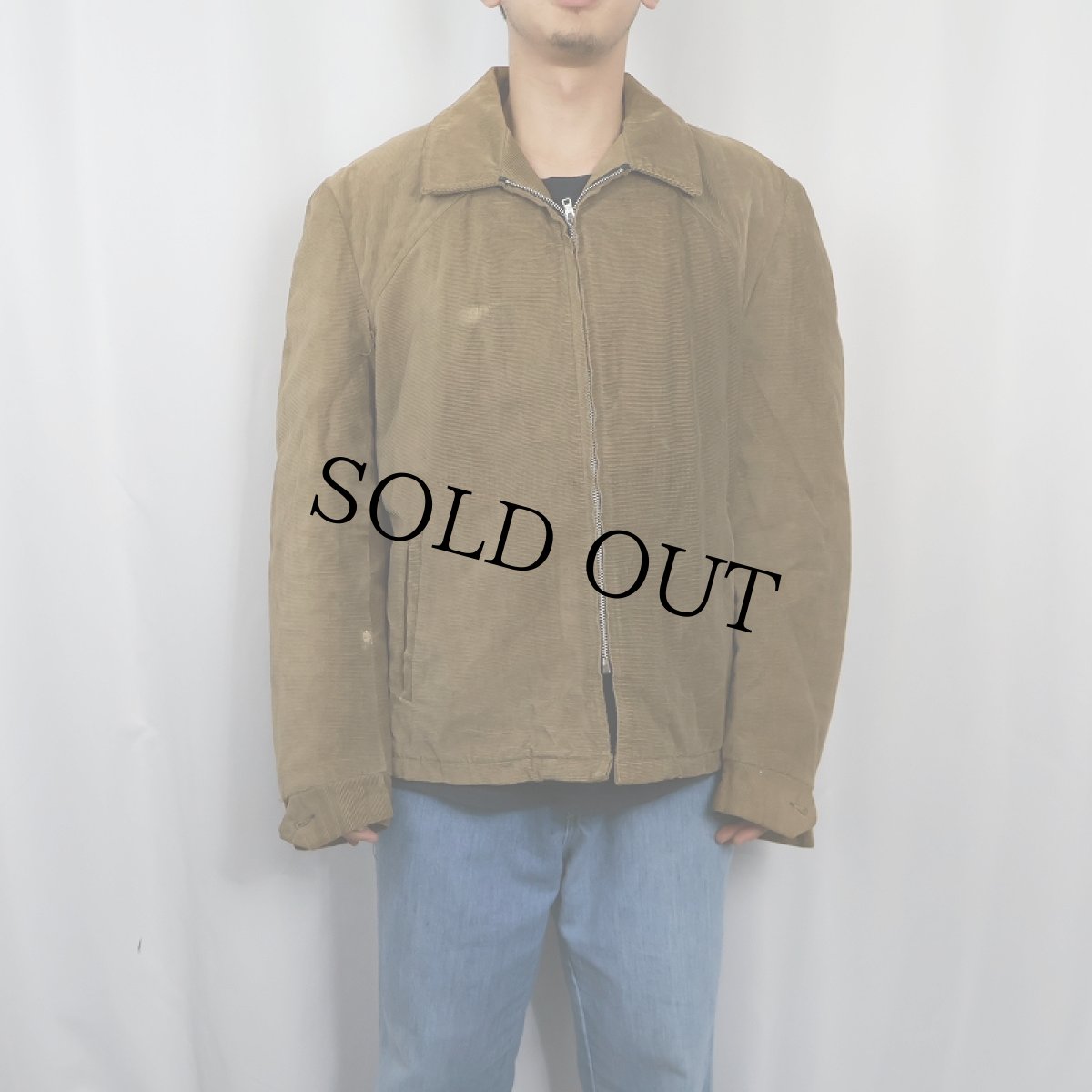 画像2: 60〜70's Quality コーデュロイジップジャケット (2)