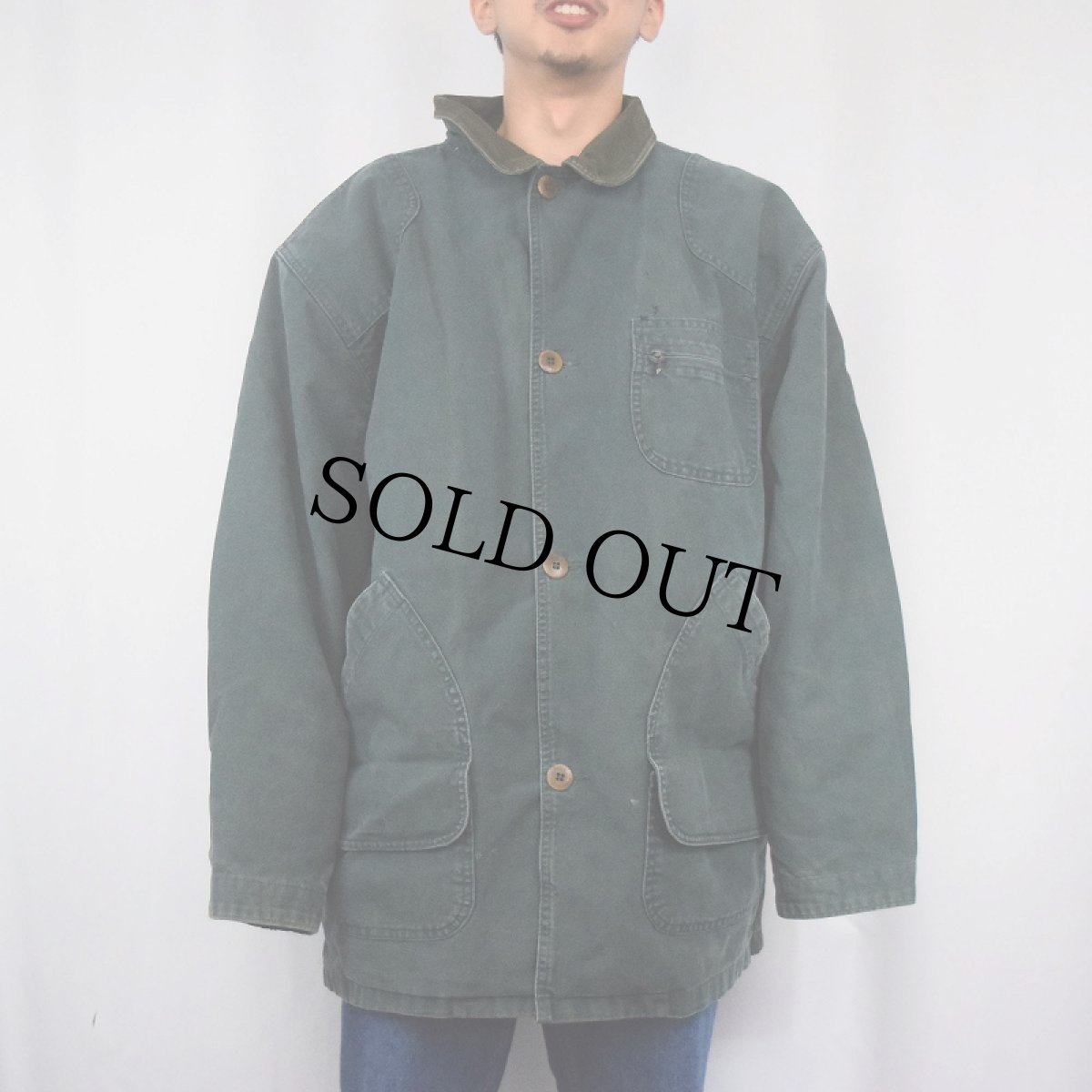 画像2: 80〜90's L.L.Bean プリマロフトライナー付き  ダックハンティングジャケット XL (2)