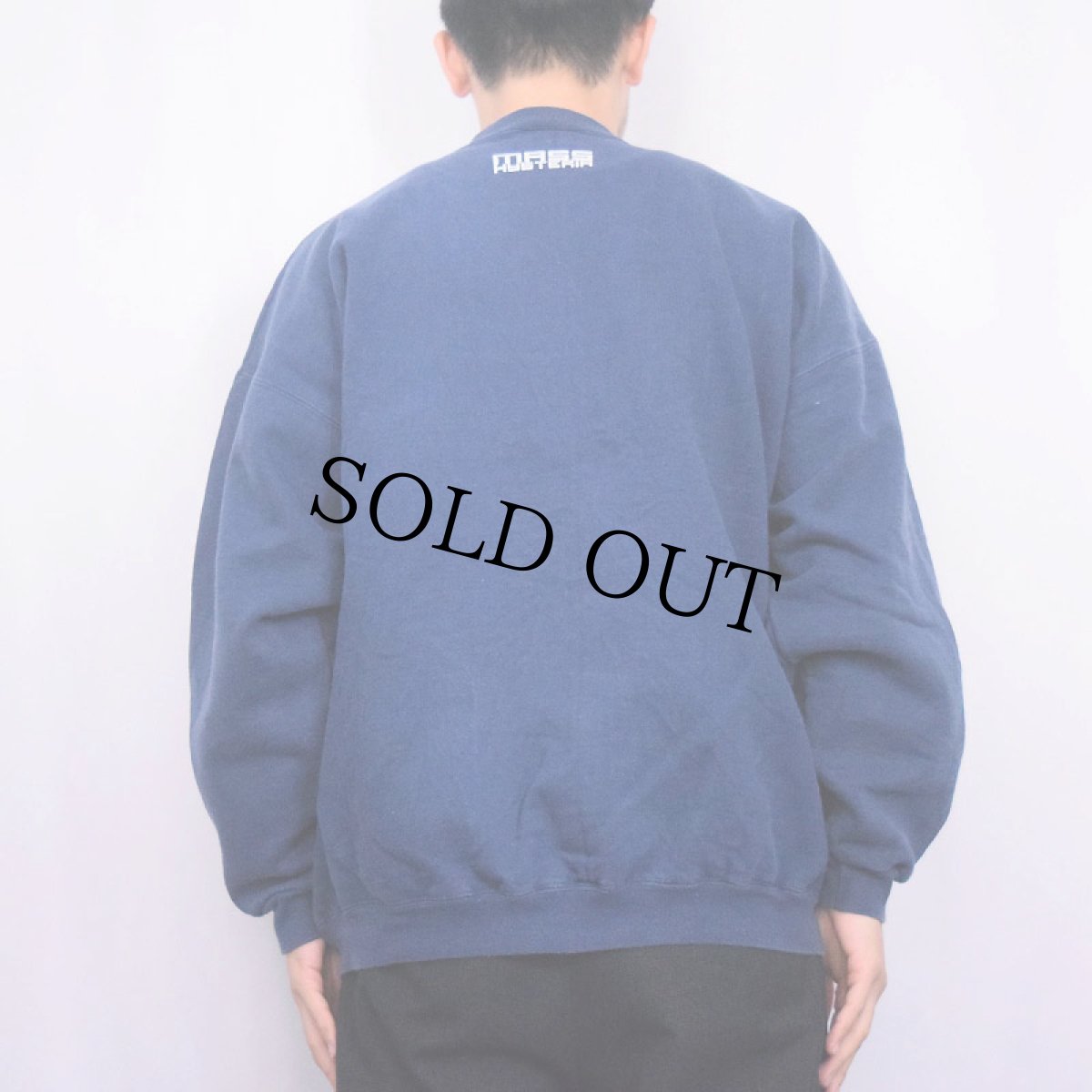 画像4: Hanes "MASS HYSTERIA" プリントスウェット NAVY XL (4)