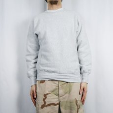 画像2: 80's Champion×LANDS' END REVERSE WEAVE TYPE 無地スウェット (2)