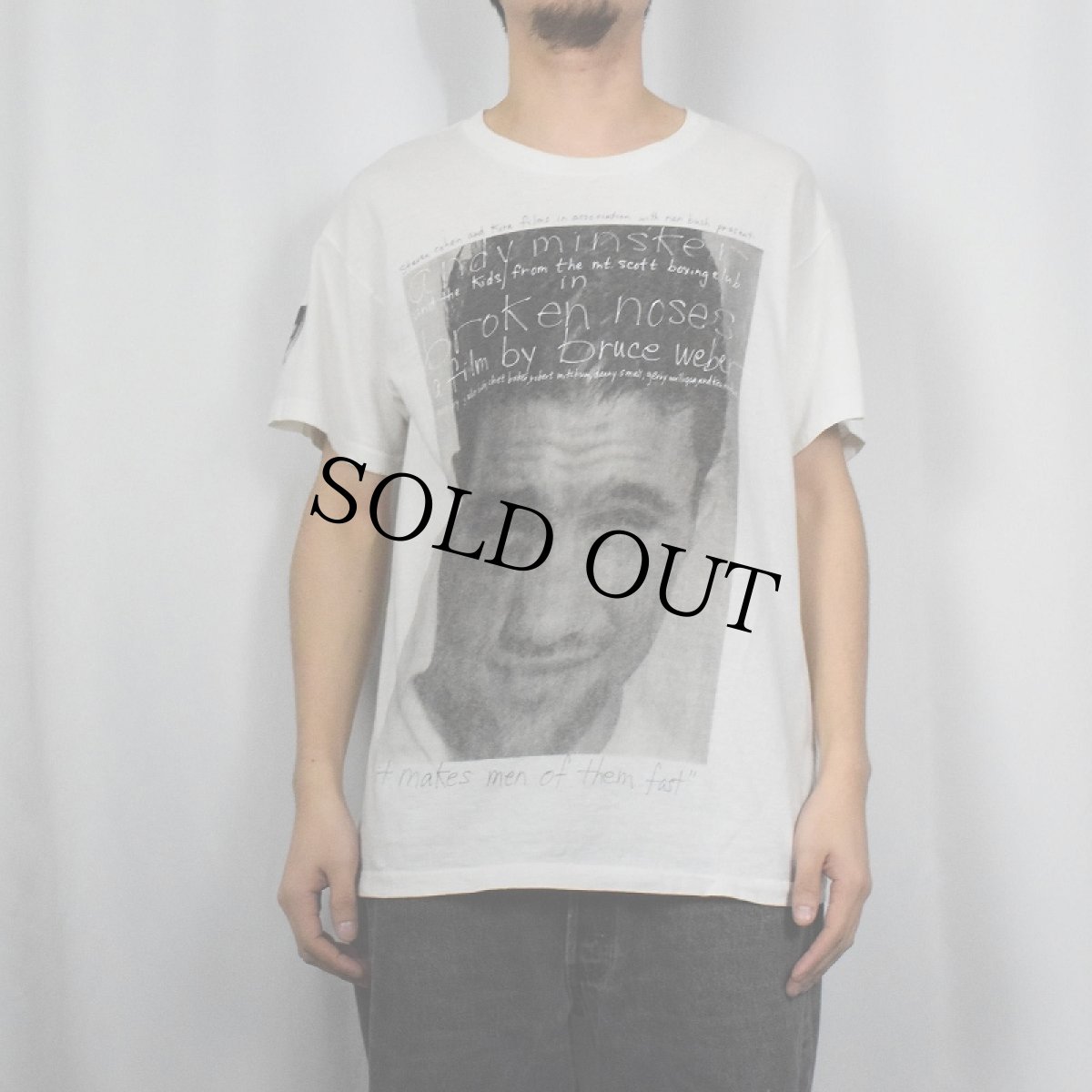画像2: 90's BRUCE WEBER USA製 "Broken Noses" by JANSPORT フォトプリントTシャツ L (2)