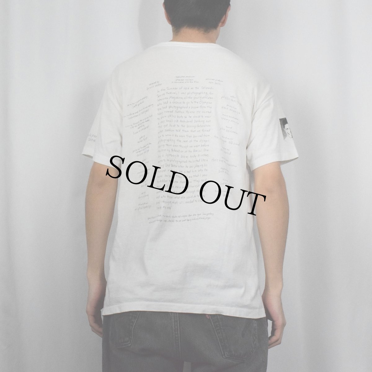 画像3: 90's BRUCE WEBER USA製 "Broken Noses" by JANSPORT フォトプリントTシャツ L (3)