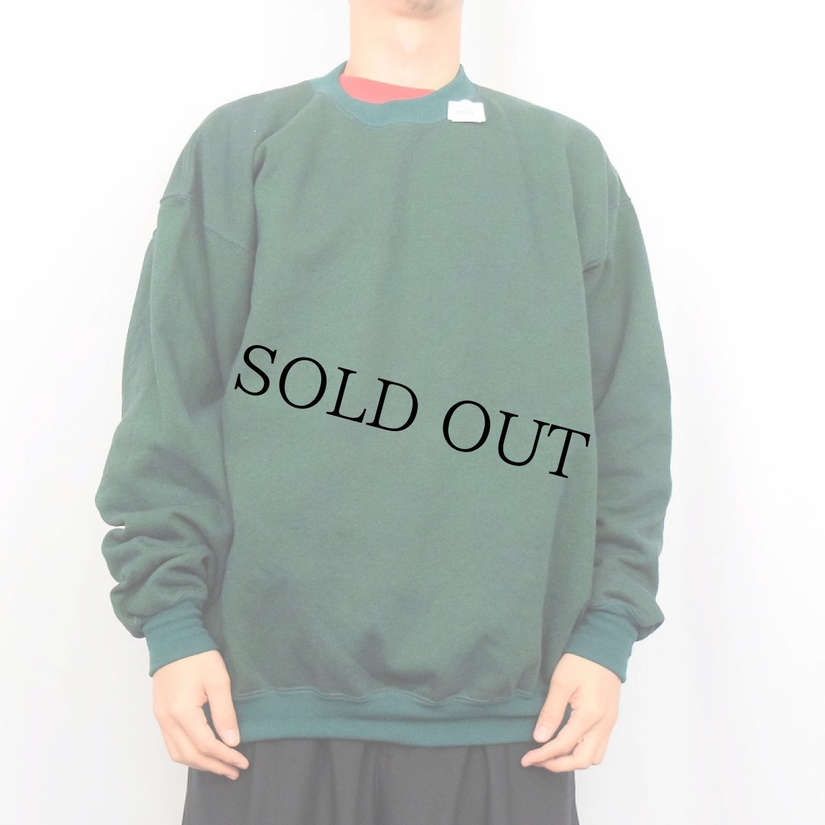 画像2: 90's duofold USA製 無地スウェット XL (2)