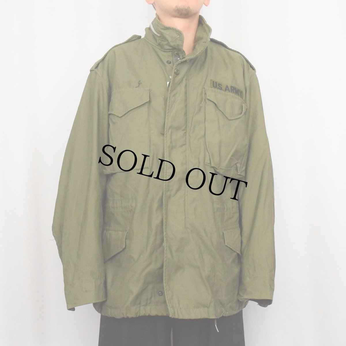 画像2: 60's U.S.ARMY M-65 フィールドジャケット 2nd MEDIUM-REGULAR (2)