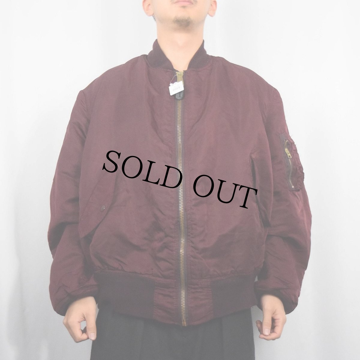 画像3: 民間品 ALPHA INDUSTRIES,INC MA-1 フライトジャケット XX-LARGE (3)