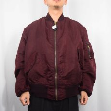 画像3: 民間品 ALPHA INDUSTRIES,INC MA-1 フライトジャケット XX-LARGE (3)