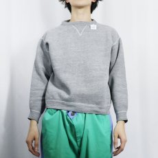 画像2: 60's RUSSELL ATHLETIC USA製 前V 無地スウェット (2)