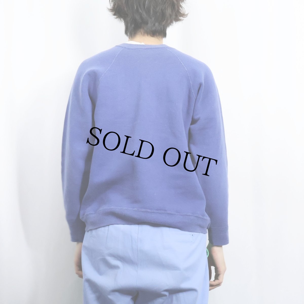 画像3: 60's MAYO SPRUCE USA製 無地ラグランスウェット XL (3)