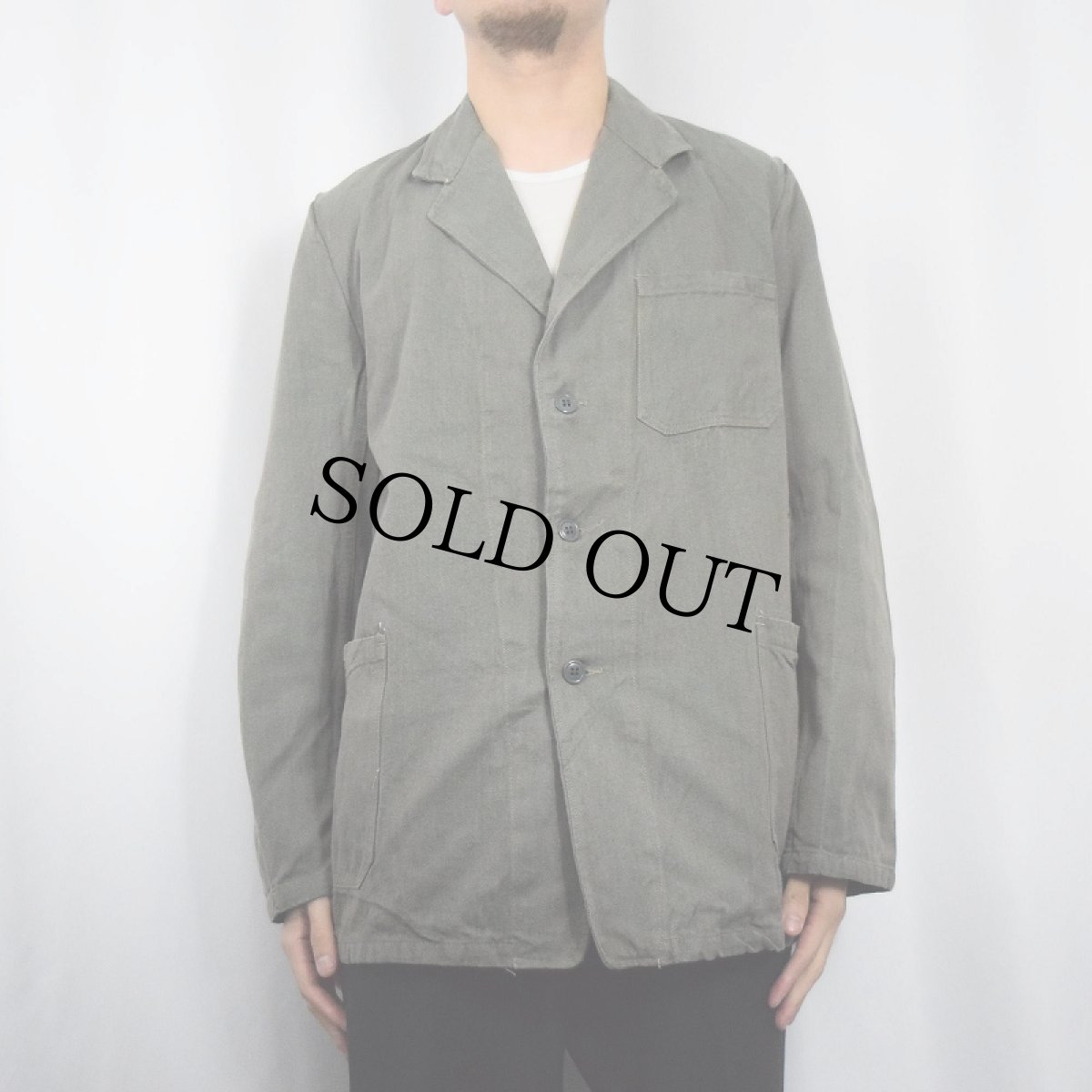 画像2: 50〜60's スウェーデン軍 プリズナージャケット (2)