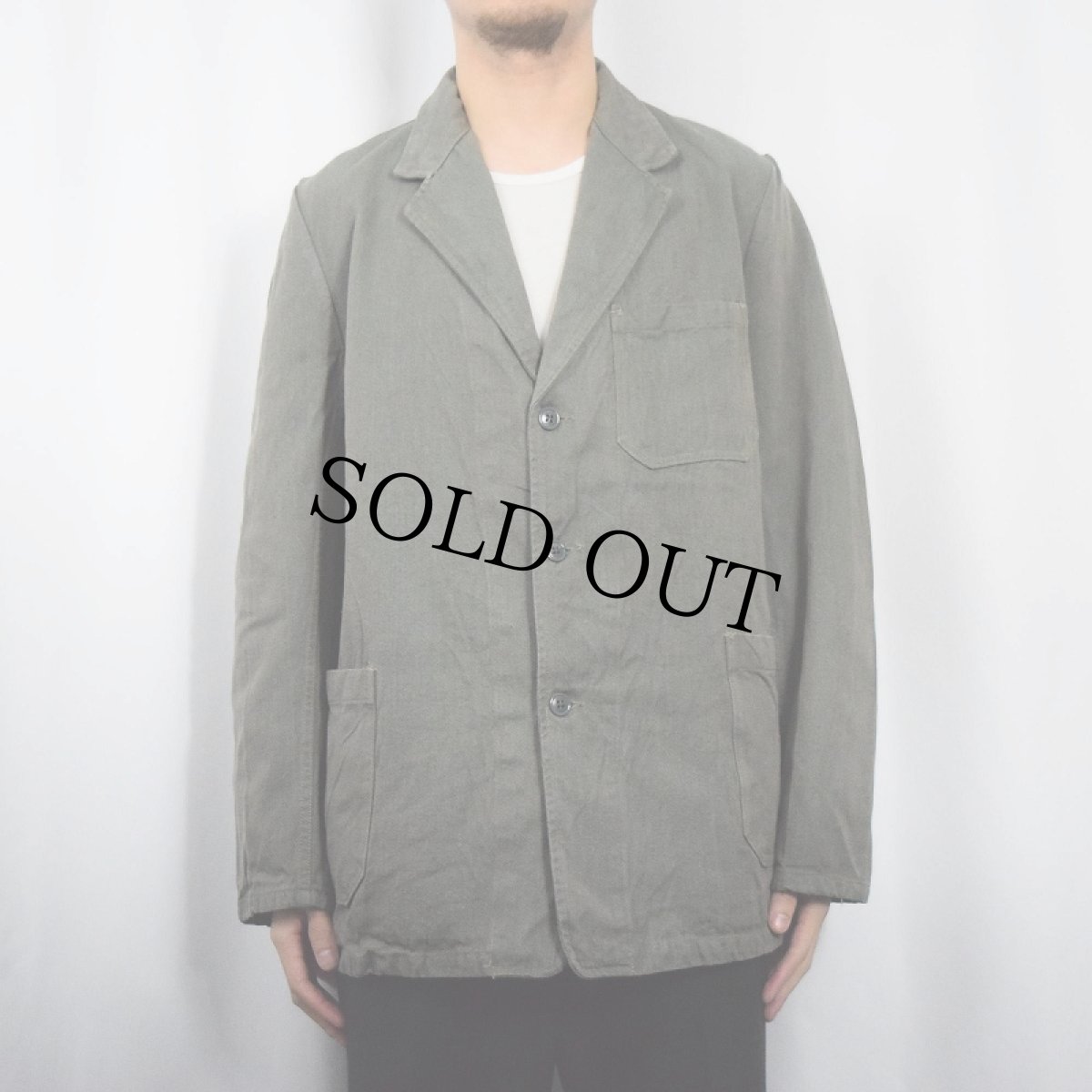 画像2: 50〜60's スウェーデン軍 プリズナージャケット (2)