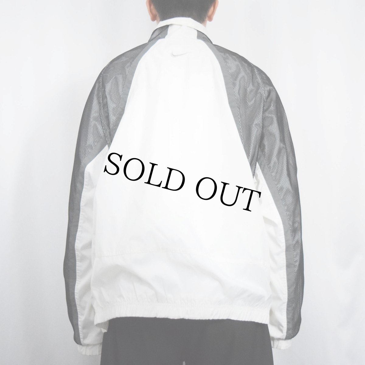 画像3: 90〜2000's NIKE ロゴ刺繍 メッシュ切り替え ジャケット XXL (3)