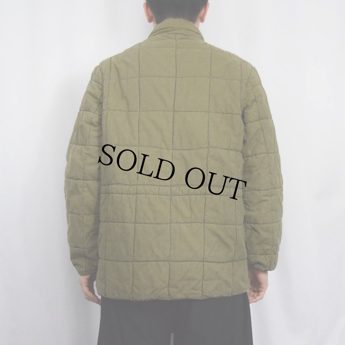 画像3: 50's FRENCH ARMY キルティングライナージャケット SIZE6 (3)