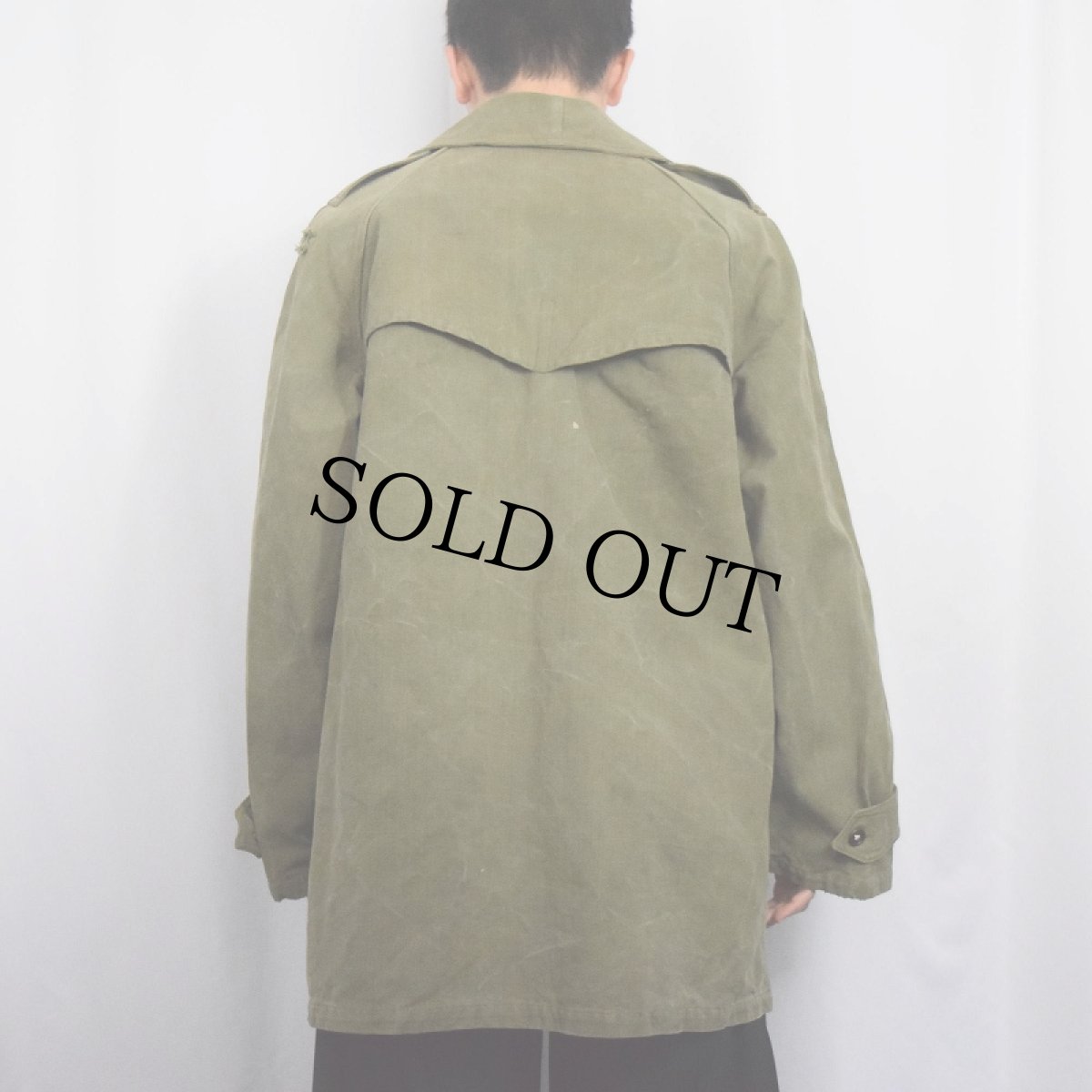 画像3: 〜50's FRENCH ARMY モーターサイクルジャケット (3)