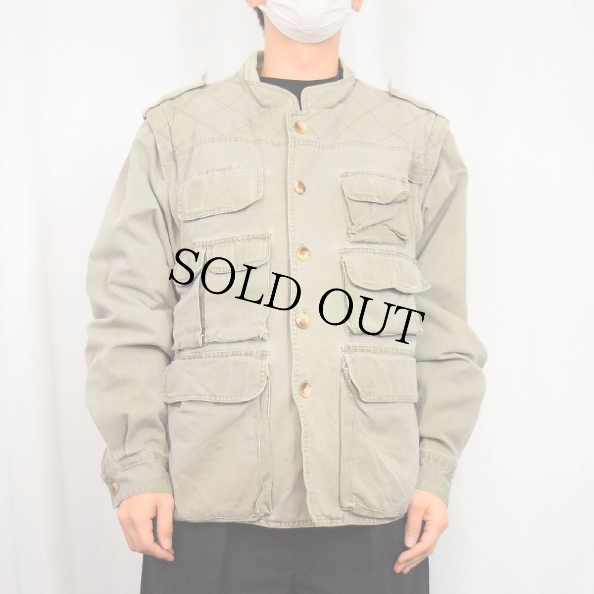 画像2: 【SALE】 90's TRAIL DESIGNS 2WAY ドッキング コットンハンティングジャケット M (2)