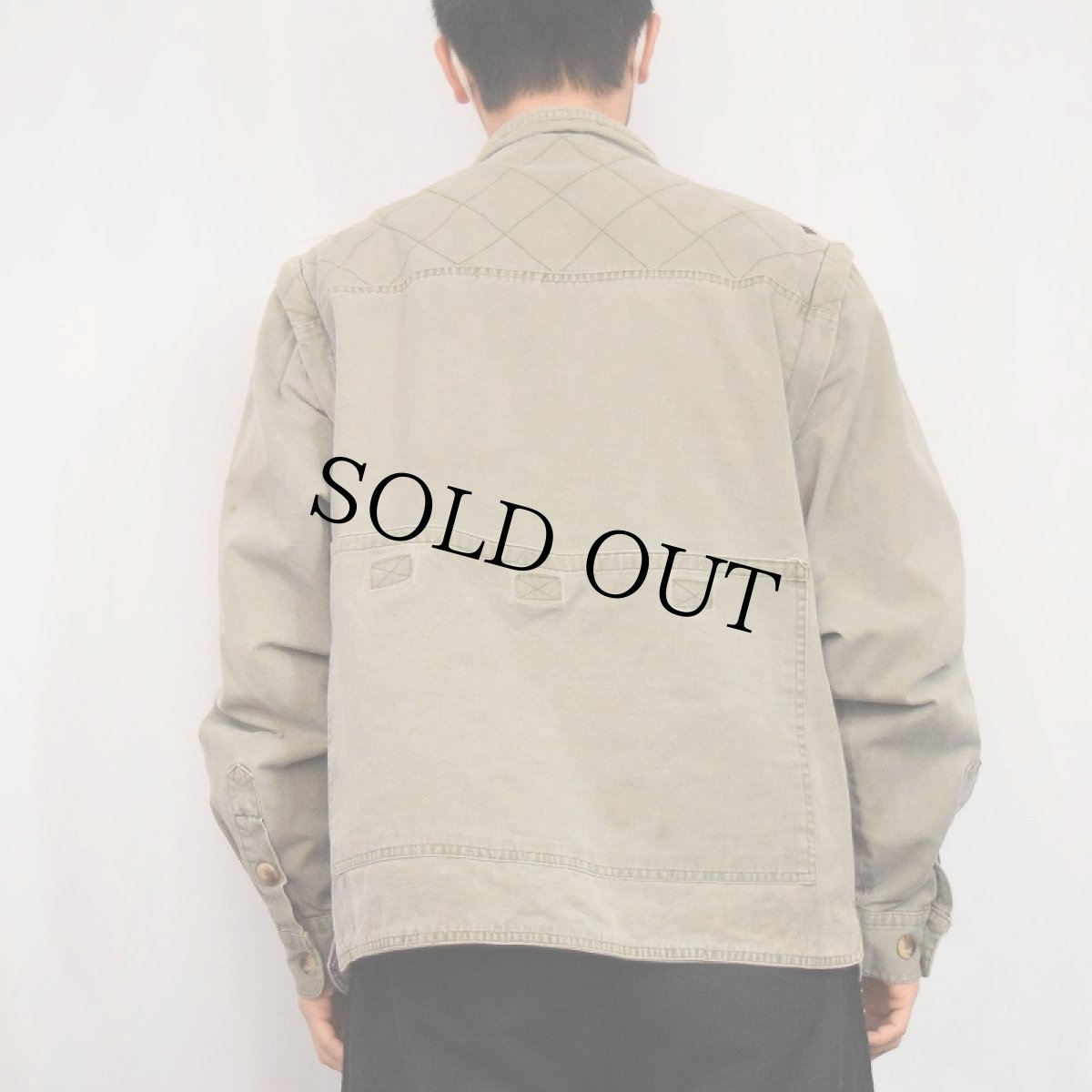 画像3: 【SALE】 90's TRAIL DESIGNS 2WAY ドッキング コットンハンティングジャケット M (3)