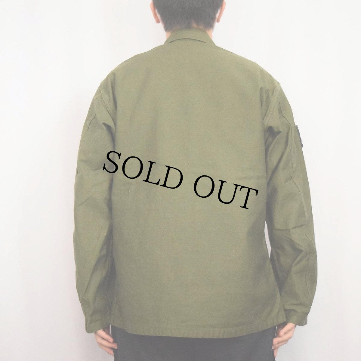 画像3: 50's U.S.ARMY パッチ付き ユーティリティシャツ 1st MEDIUM (3)