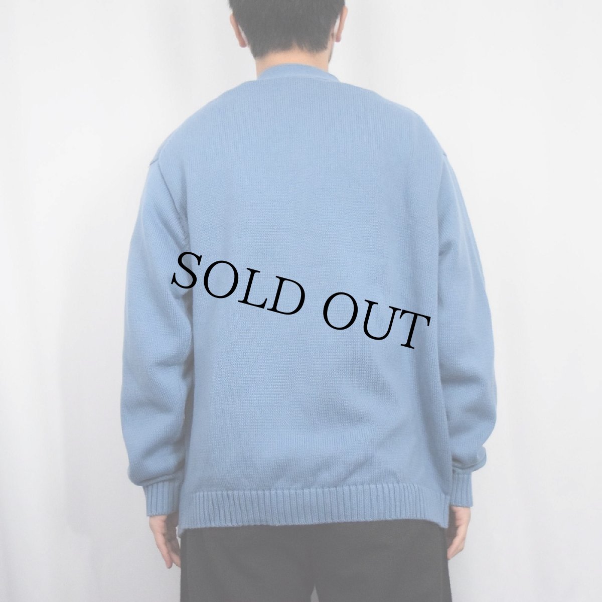 画像3: L.L.Bean コットンニットカーディガン XL (3)