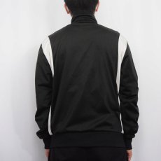 画像3: 90's NIKE 銀タグ ロゴ刺繍 トラックジャケット BLACK L (3)