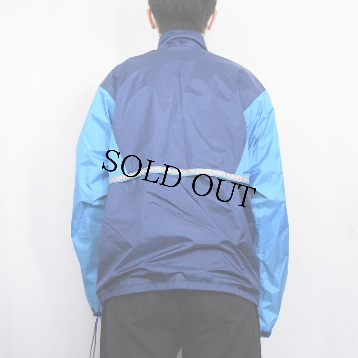 画像3: 90's NIKE 銀タグ リフレクティブロゴナイロンジャケット L (3)