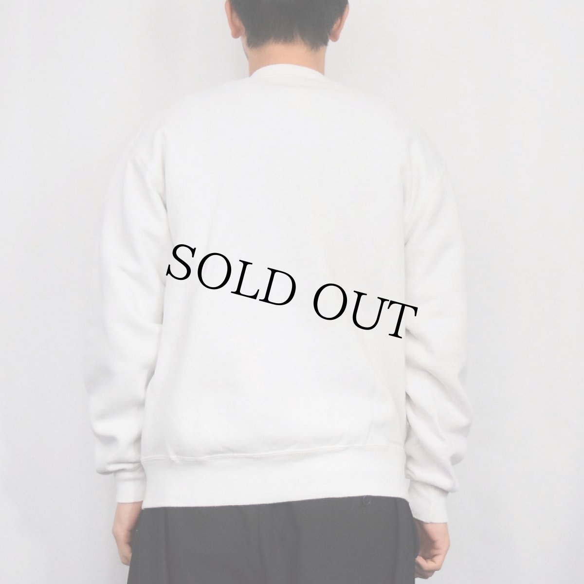 画像3: 90's RUSSELL ATHLETIC USA製 "UNIVERSITY OF IOWA" 前V プリントスウェット L (3)