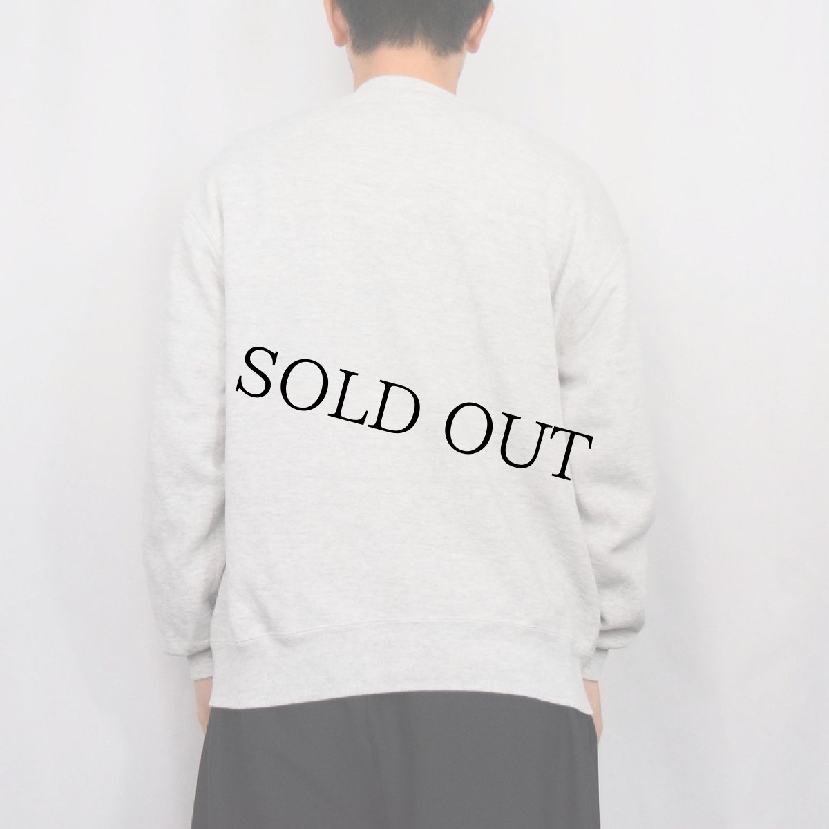 画像3: 90's RUSSELL ATHLETIC USA製 "WESTERN MICHIGAN" 前V プリントスウェット L (3)