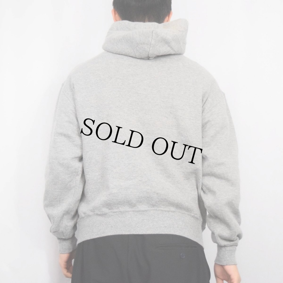 画像3: 90's RUSSELL ATHLETIC USA製 "WARREN TRACK" プリントスウェットフーディー L (3)