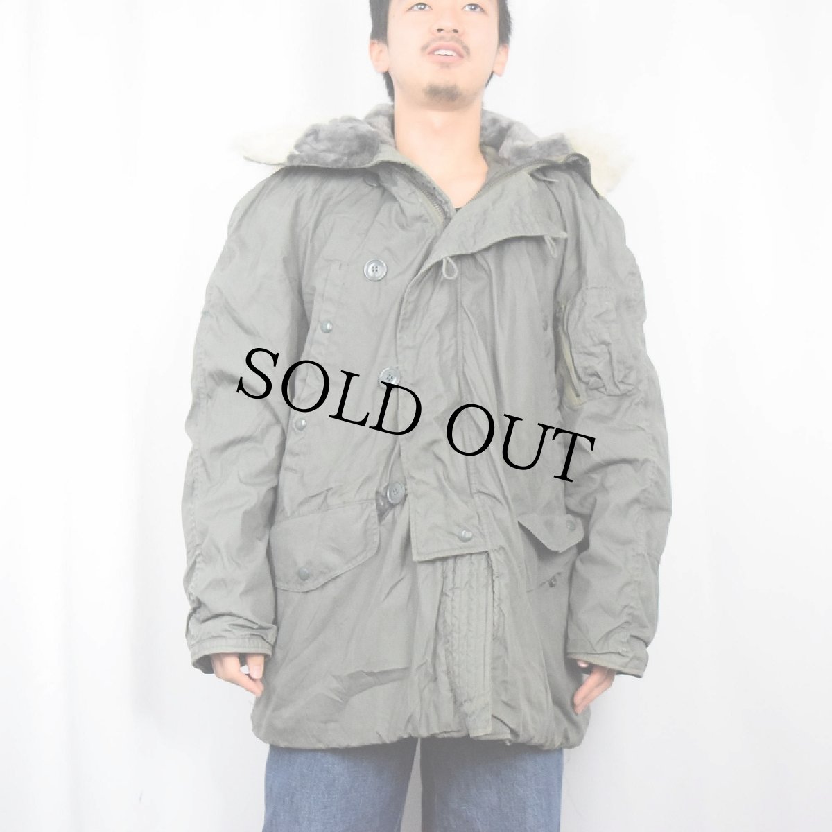 画像2: 80's U.S.AIR FORCE N-3B フライトジャケット MEDIUM (2)