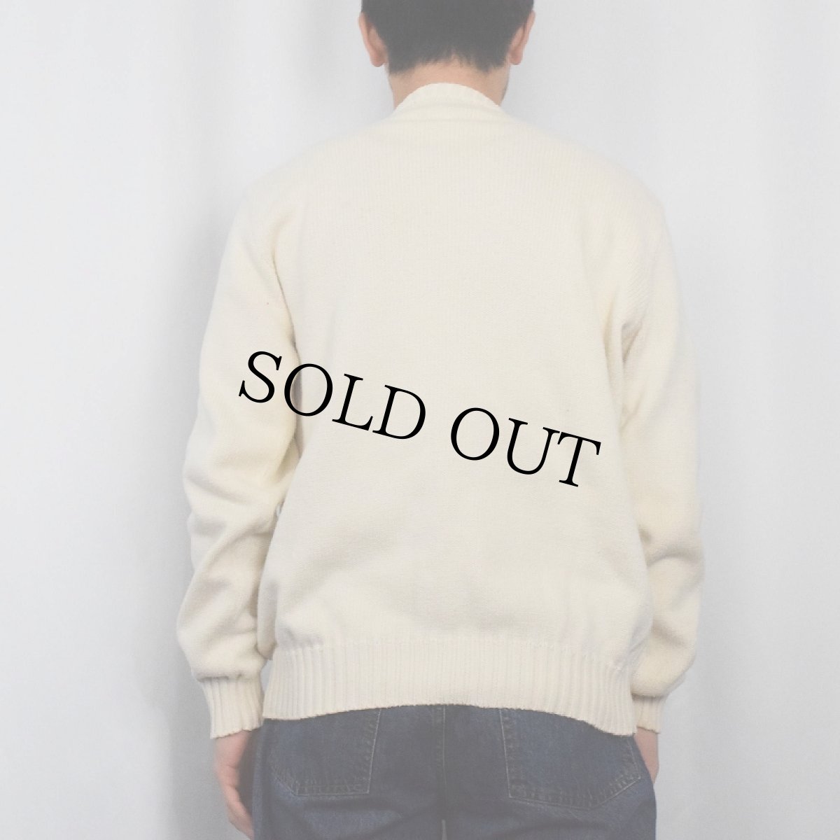 画像3: POLO Ralph Lauren ロゴ刺繍 コットンニットセーター L (3)