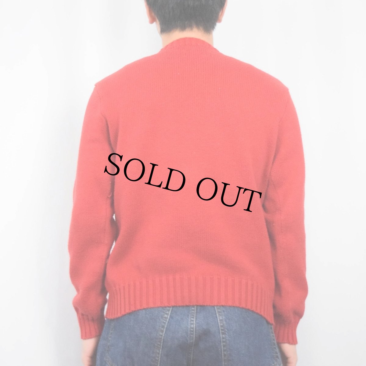 画像3: POLO Ralph Lauren ロゴ刺繍 コットンニットセーター S (3)