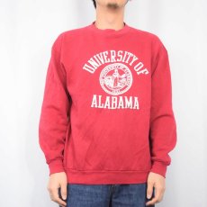 画像2: 80's RUSSELL ATHLETIC USA製 "UNIVERSITY OF ALABAMA" プリントスウェット XL (2)
