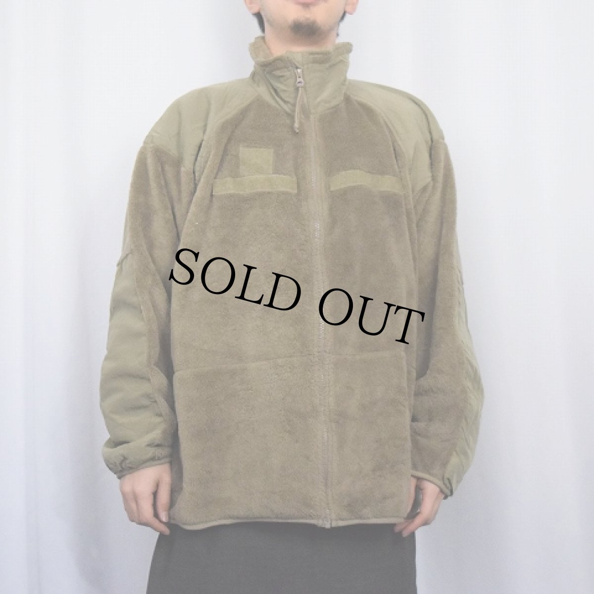 画像2: U.S.MILITARY ECWCS GEN3 Cold Weather コヨーテフリースジャケット X-LARGE-REGULAR (2)