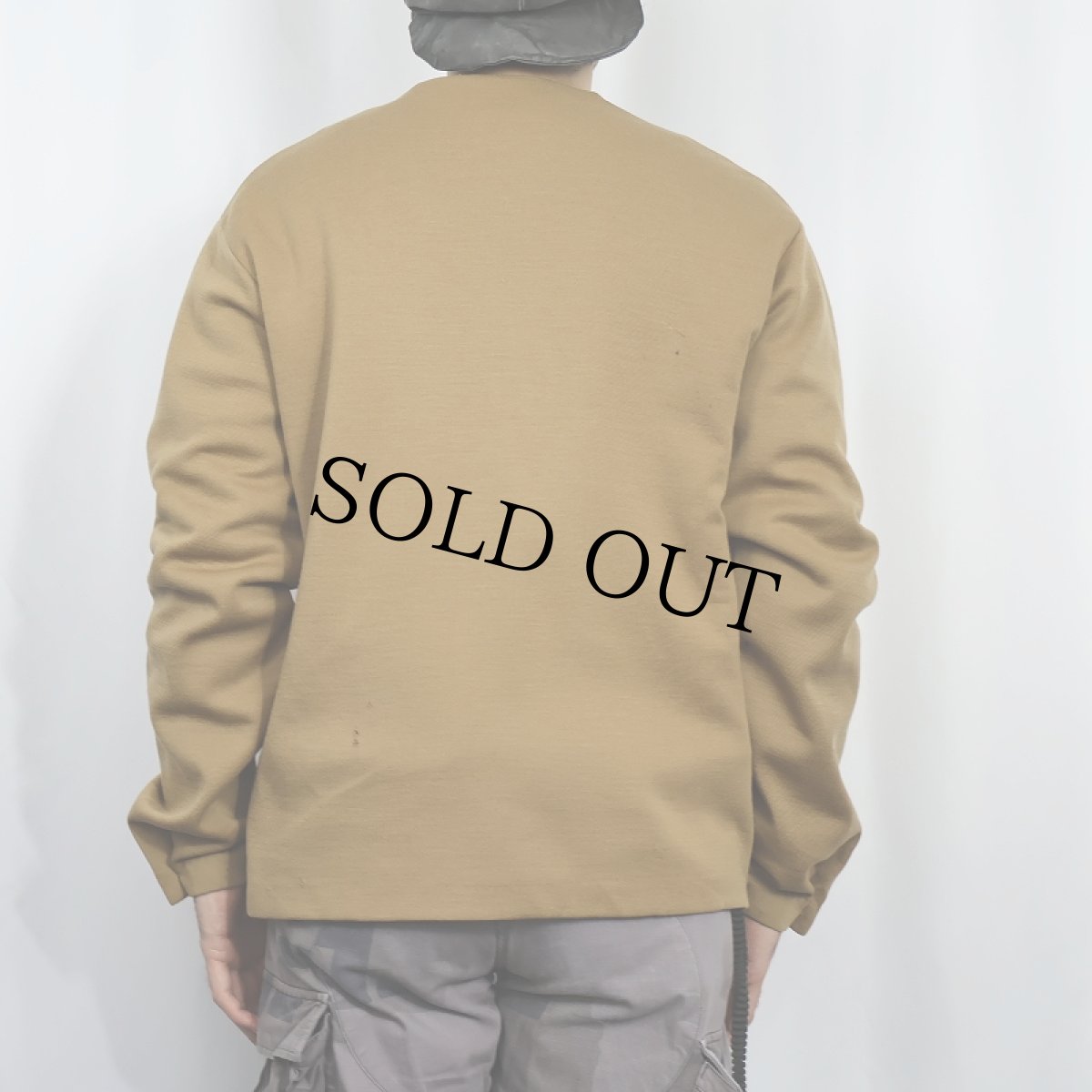 画像3: 60〜70's Coldwell CANADA製 ウールニットカーディガン L (3)