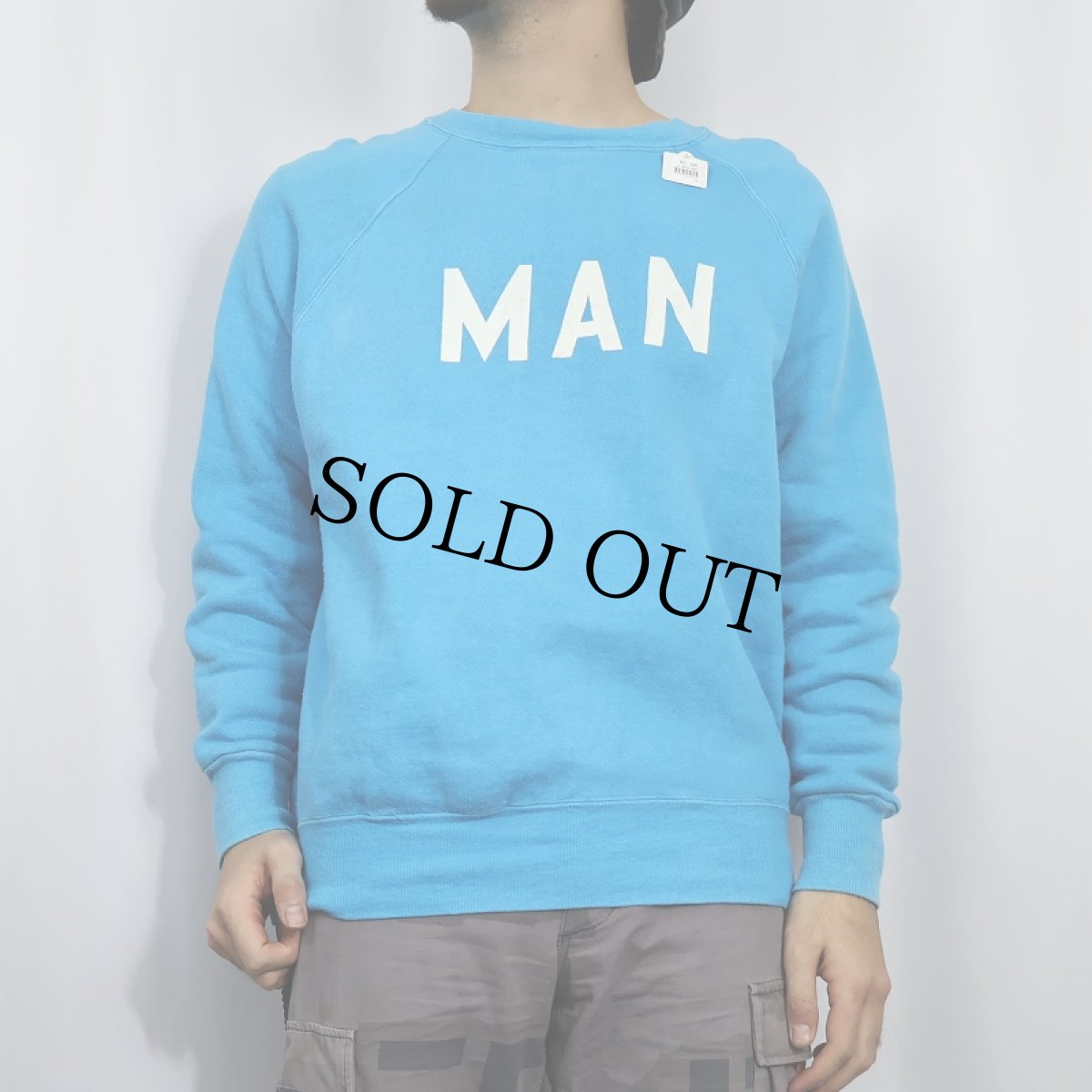 画像3: 60's "MAN" ラバープリントラグランスウェット (3)