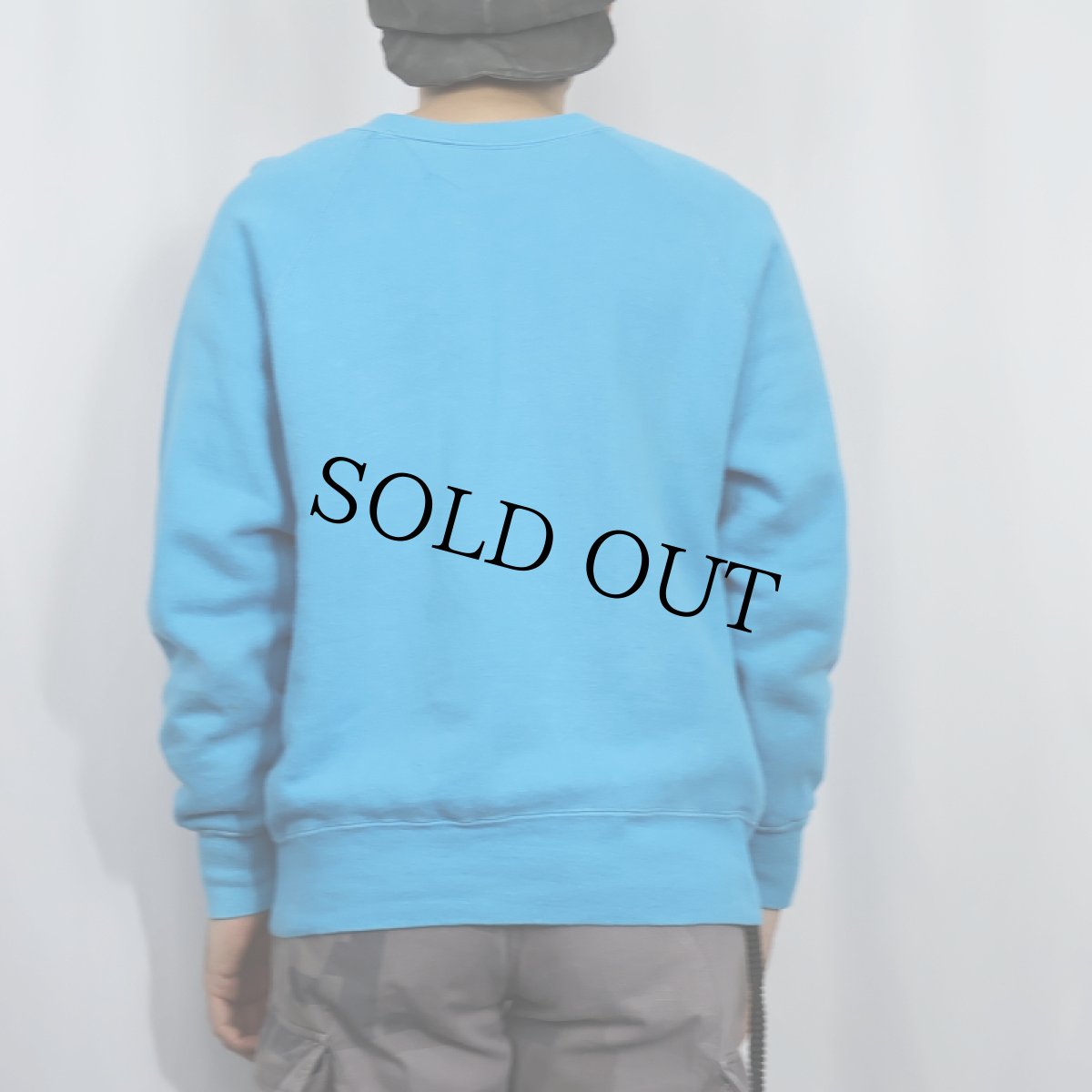 画像4: 60's "MAN" ラバープリントラグランスウェット (4)