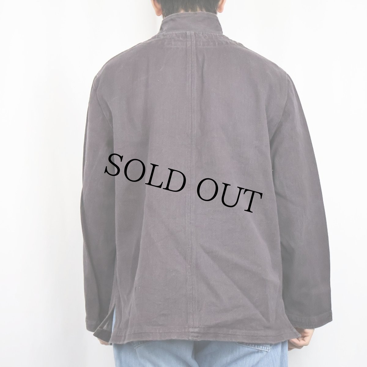 画像3: BISHOPSTON TRADING COMPANY カラーデニムジャケット M (3)