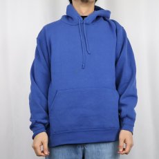 画像2: 90's RUSSELL ATHLETIC USA製 無地スウェットフーディー L (2)