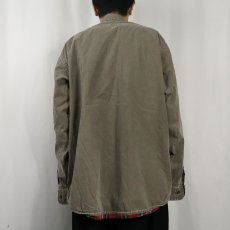 画像3: 80〜90's L.L.Bean USA製 裏地チェック コットンワークシャツ (3)