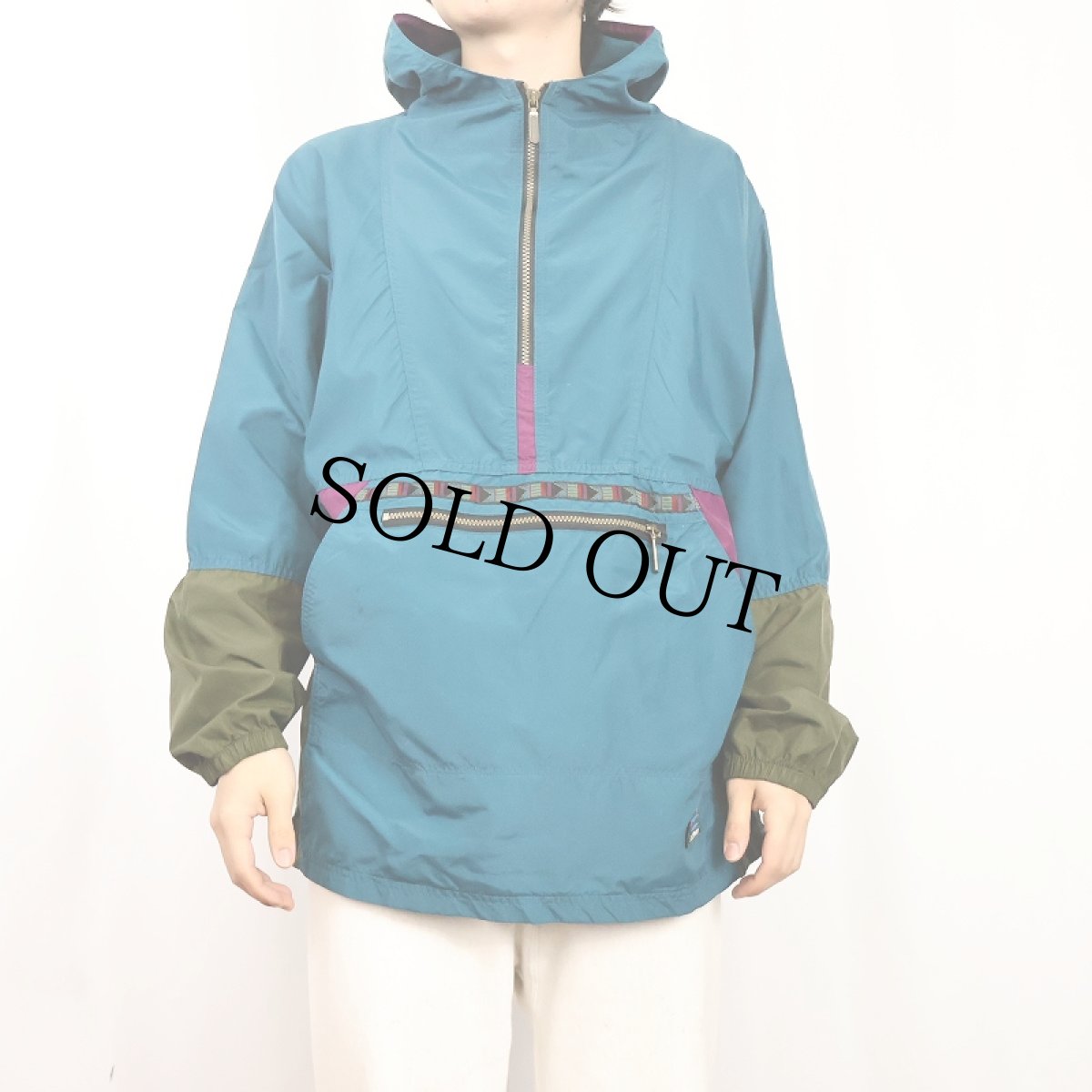 画像2: 80〜90's L.L.Bean USA製 アノラックパーカー (2)