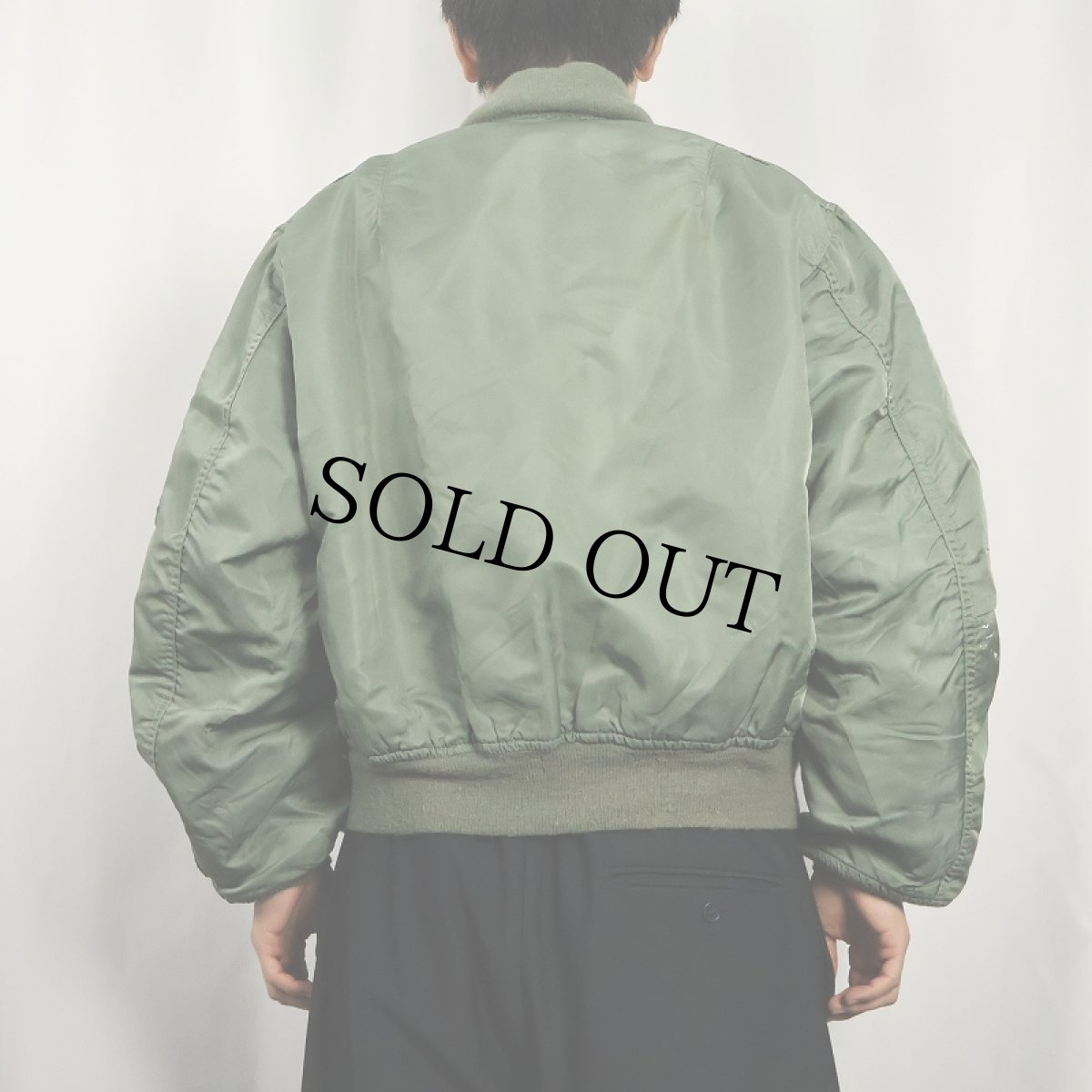 画像6: 民間品 ALPHA INDUSTRIES "MA-1 TYPE" フライトジャケット XL (6)