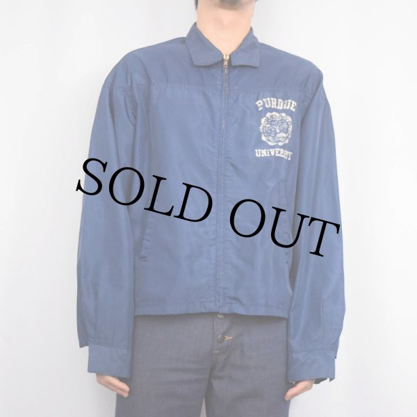 60年代 60s チャンピオン カレッジ 紺 ネイビー ジャケット