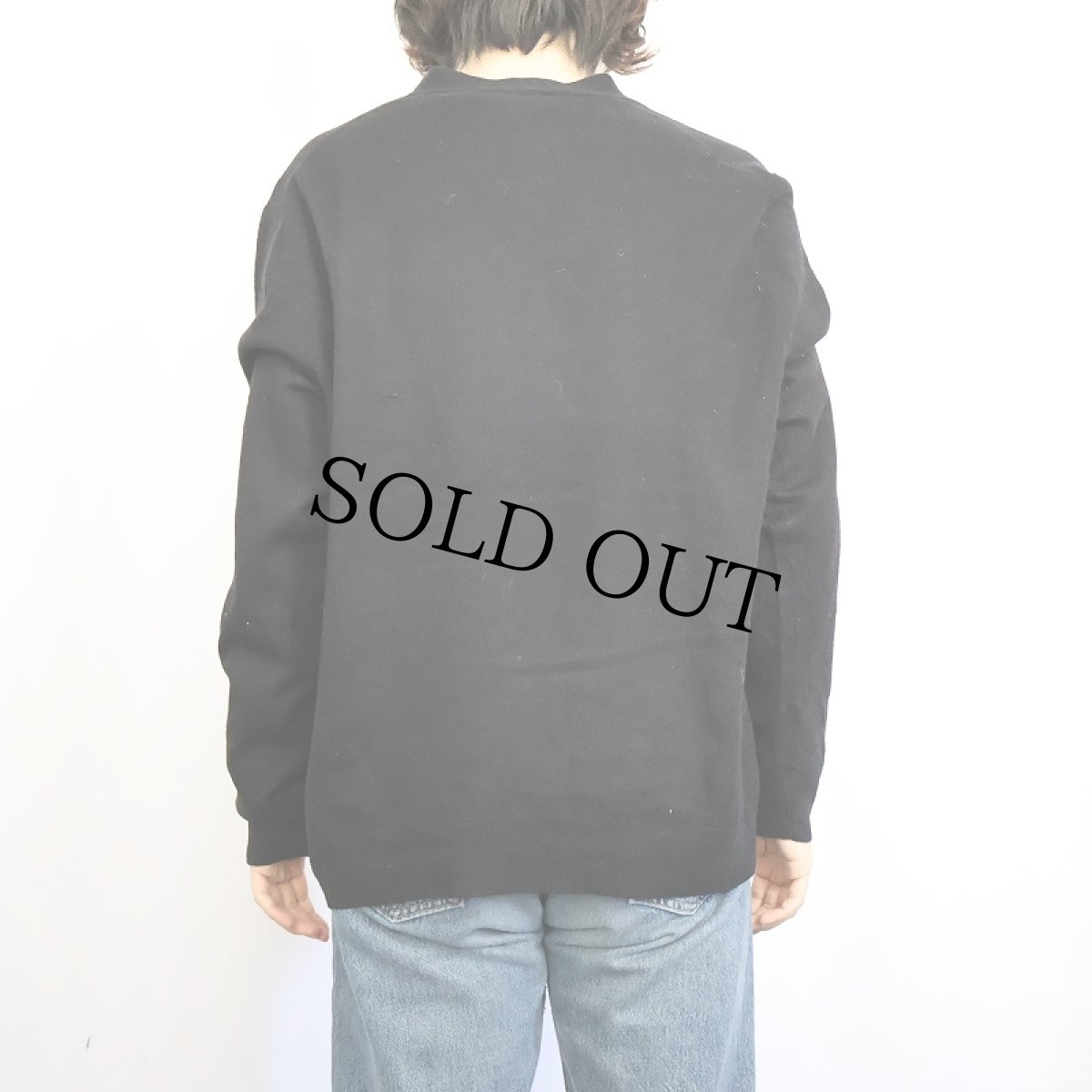 画像3: POLO Ralph Lauren ロゴ刺繍 メリノウールニットカーディガン BLACK XL (3)