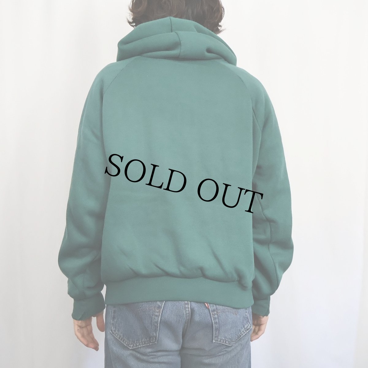 画像3: 〜80's 裏サーマル スウェットジップパーカー (3)