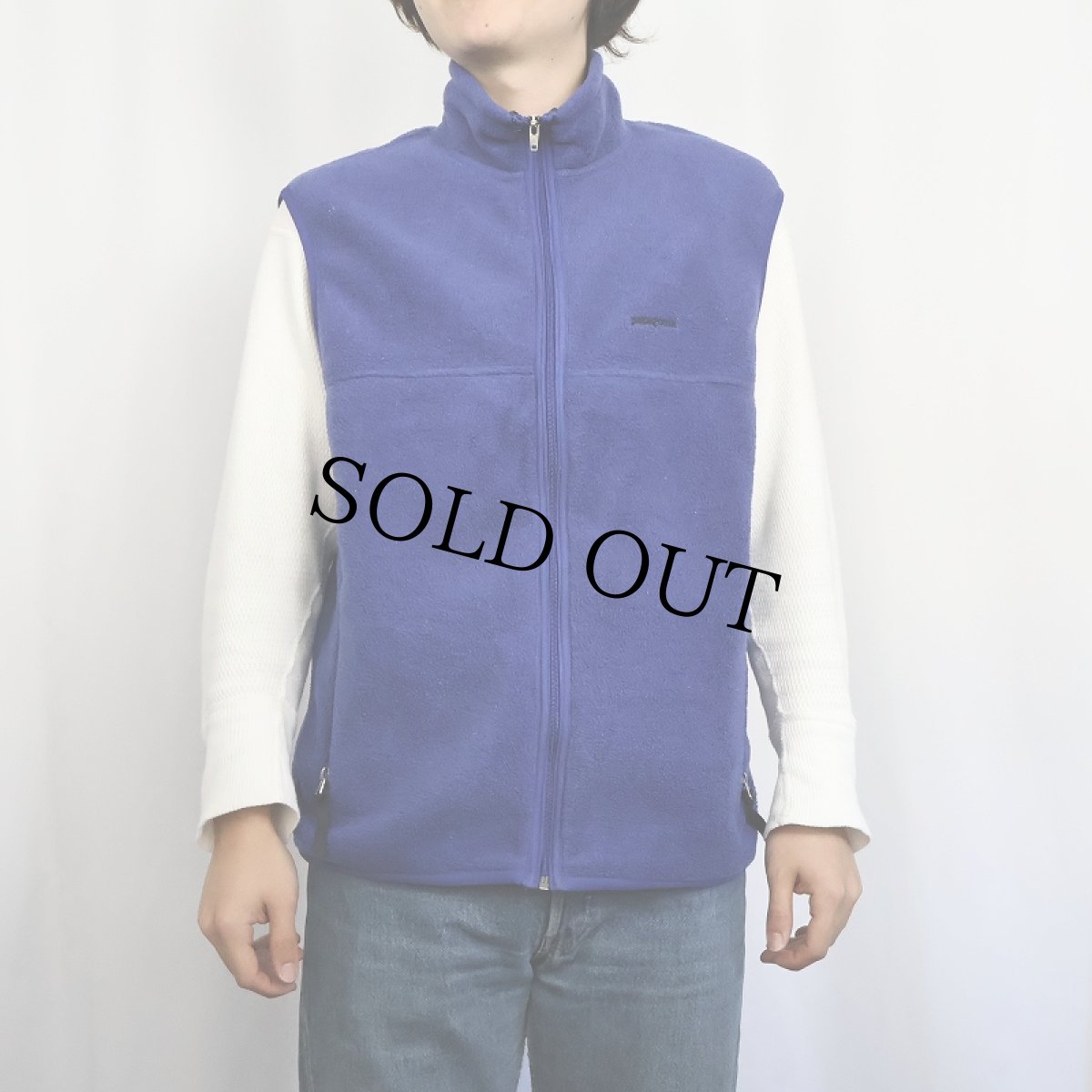 画像2: 90's Patagonia USA製 シンチラ フリースベスト L (2)