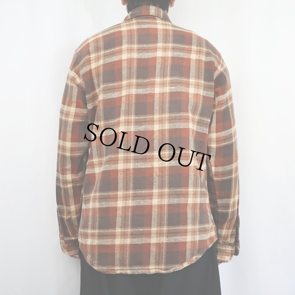 画像3: 80's BIGMAC USA製 チェック柄 ヘビーネルシャツ L (3)