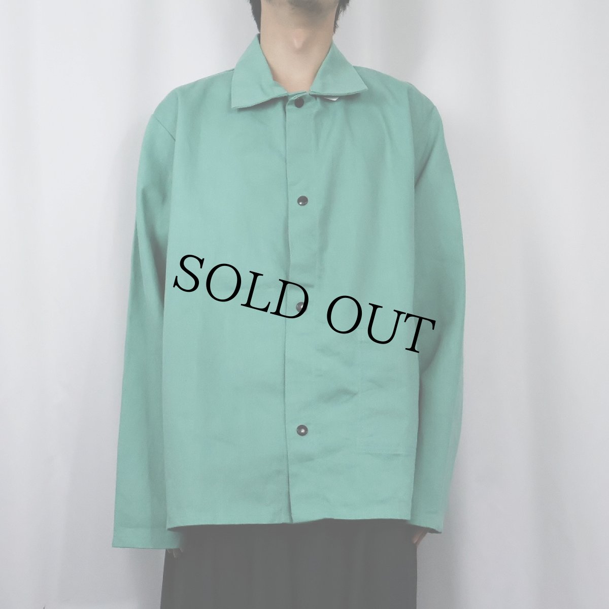 画像2: 80's WESTEX 難燃素材 ワークジャケット XL (2)