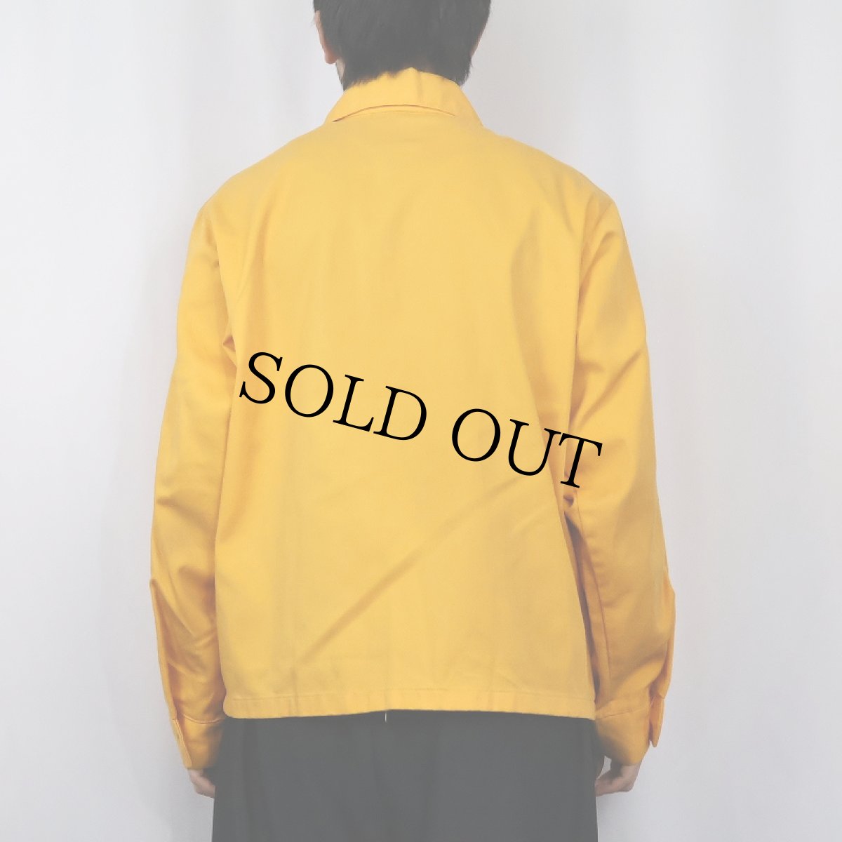 画像3: 70's K-BRAND USA製 "FORD" パッチカスタム ワークジャケット L (3)