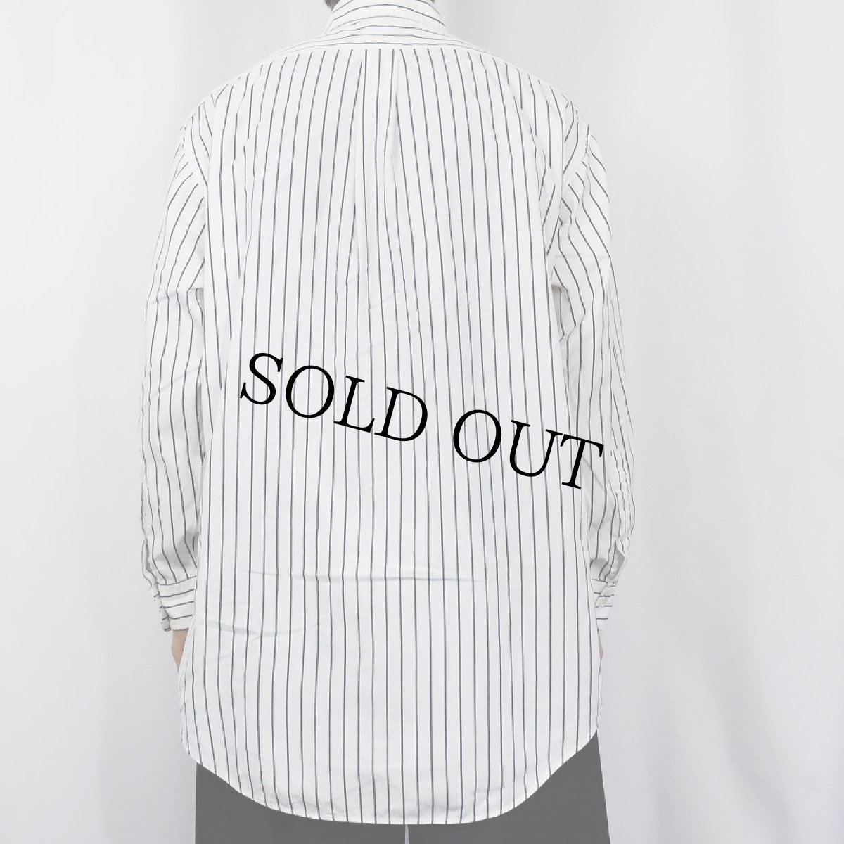 画像3: Ralph Lauren ストライプ柄 コットンボタンダウンシャツ SIZE16-32 (3)